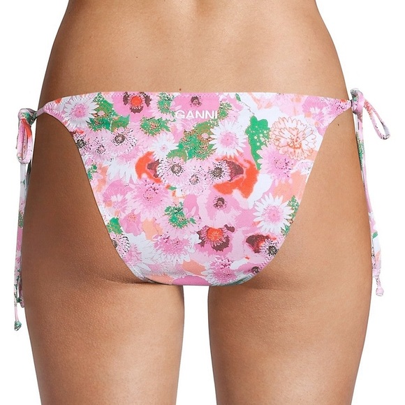 BNWT GANNI Floral String Halter Bikini (top + bottom) - Picture 4 of 11